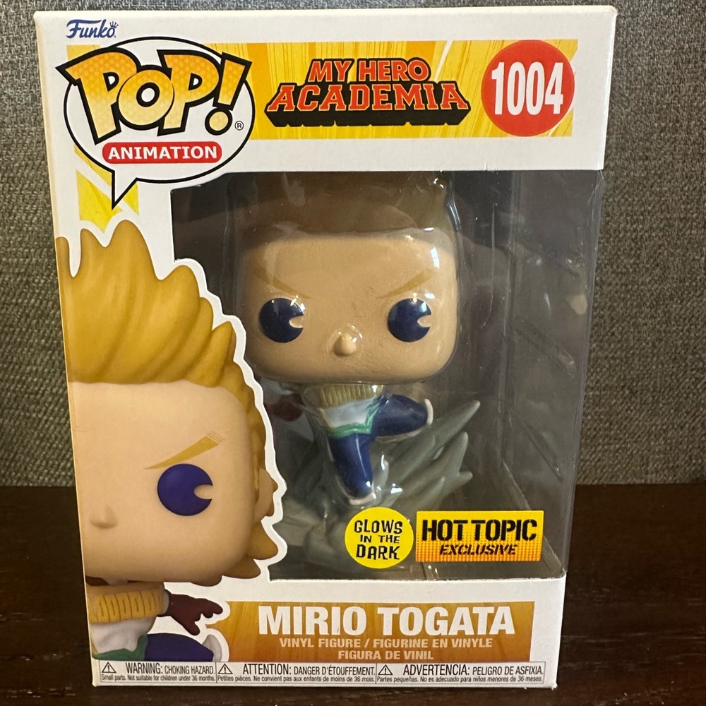 Funko POP! My Hero Academia Mirio Togata #1004 Glows in the Dark Hot Topic